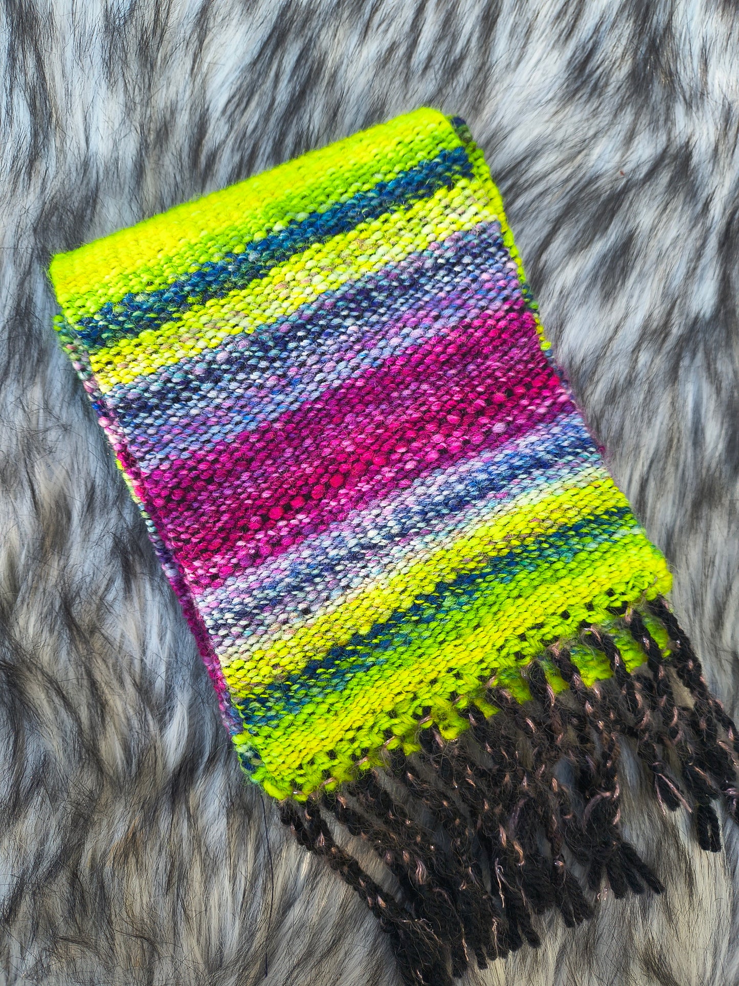 Neo-Primary Handwoven Scarf