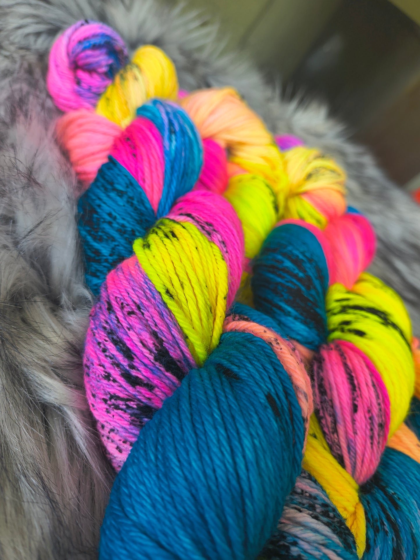 Ink Spill Merino Worsted