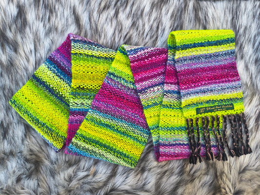Neo-Primary Handwoven Scarf