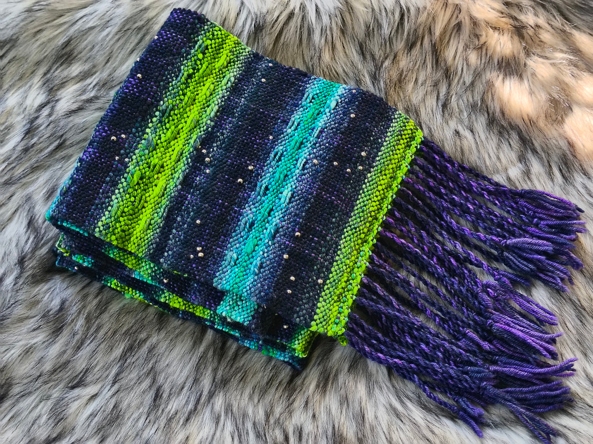 Northern Lights Handwoven Scarf
