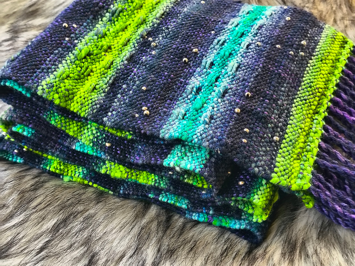 Northern Lights Handwoven Scarf