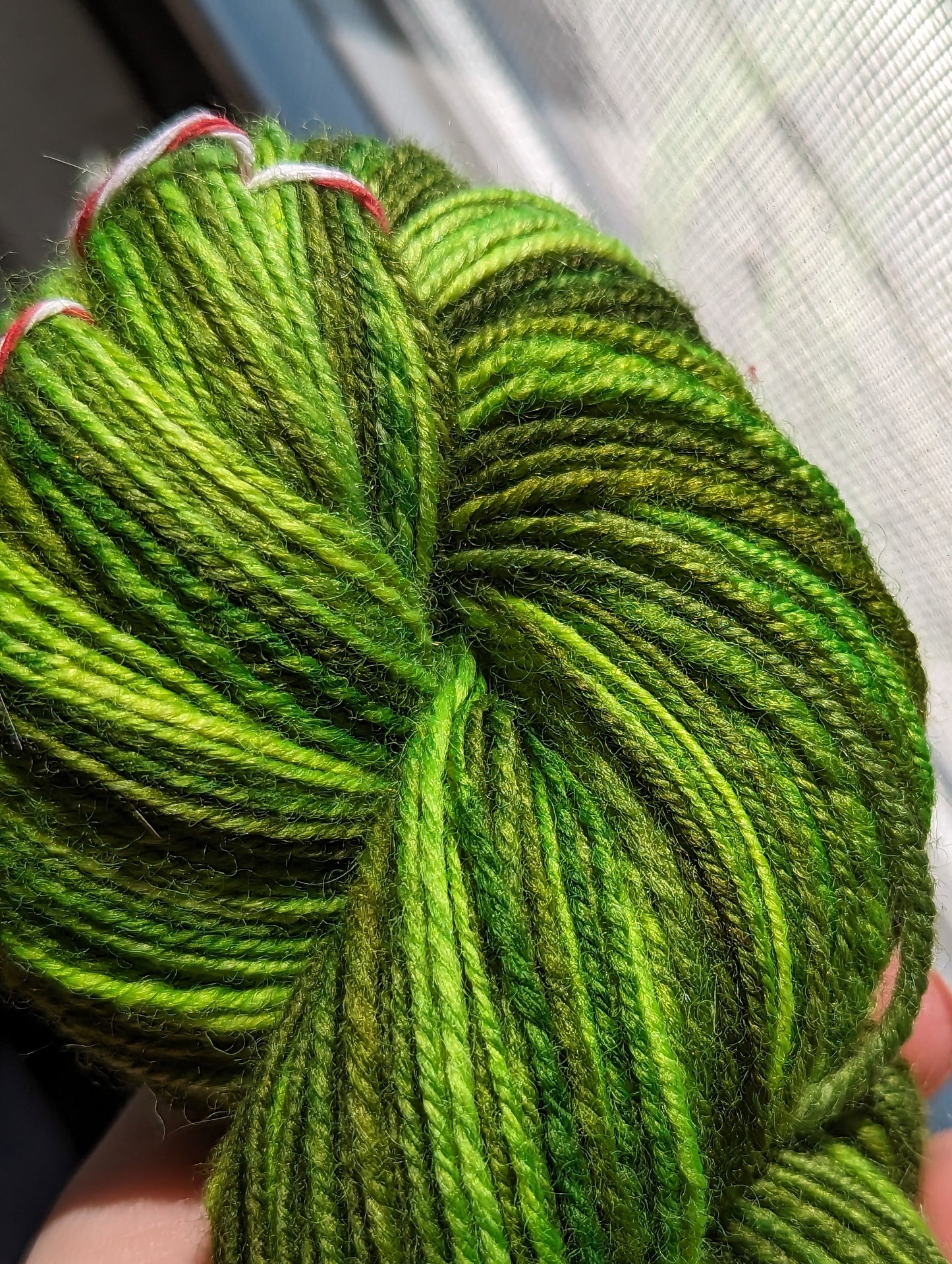 Acid Greens Handspun Falkland 3-Ply