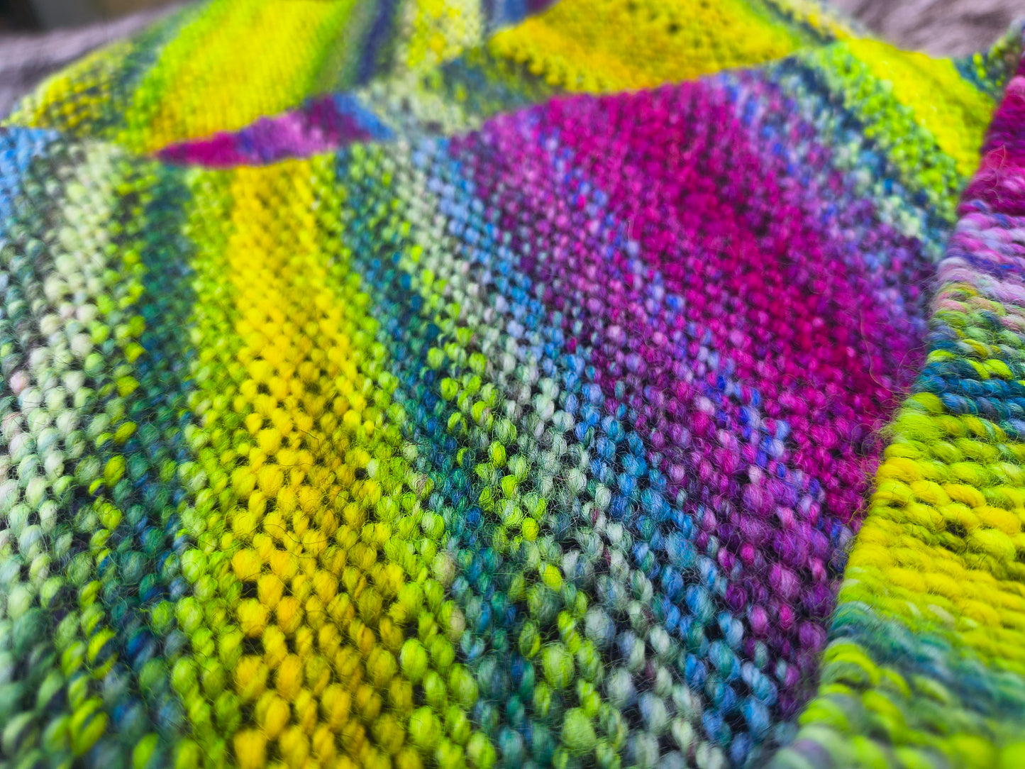 Neo-Primary Handwoven Scarf