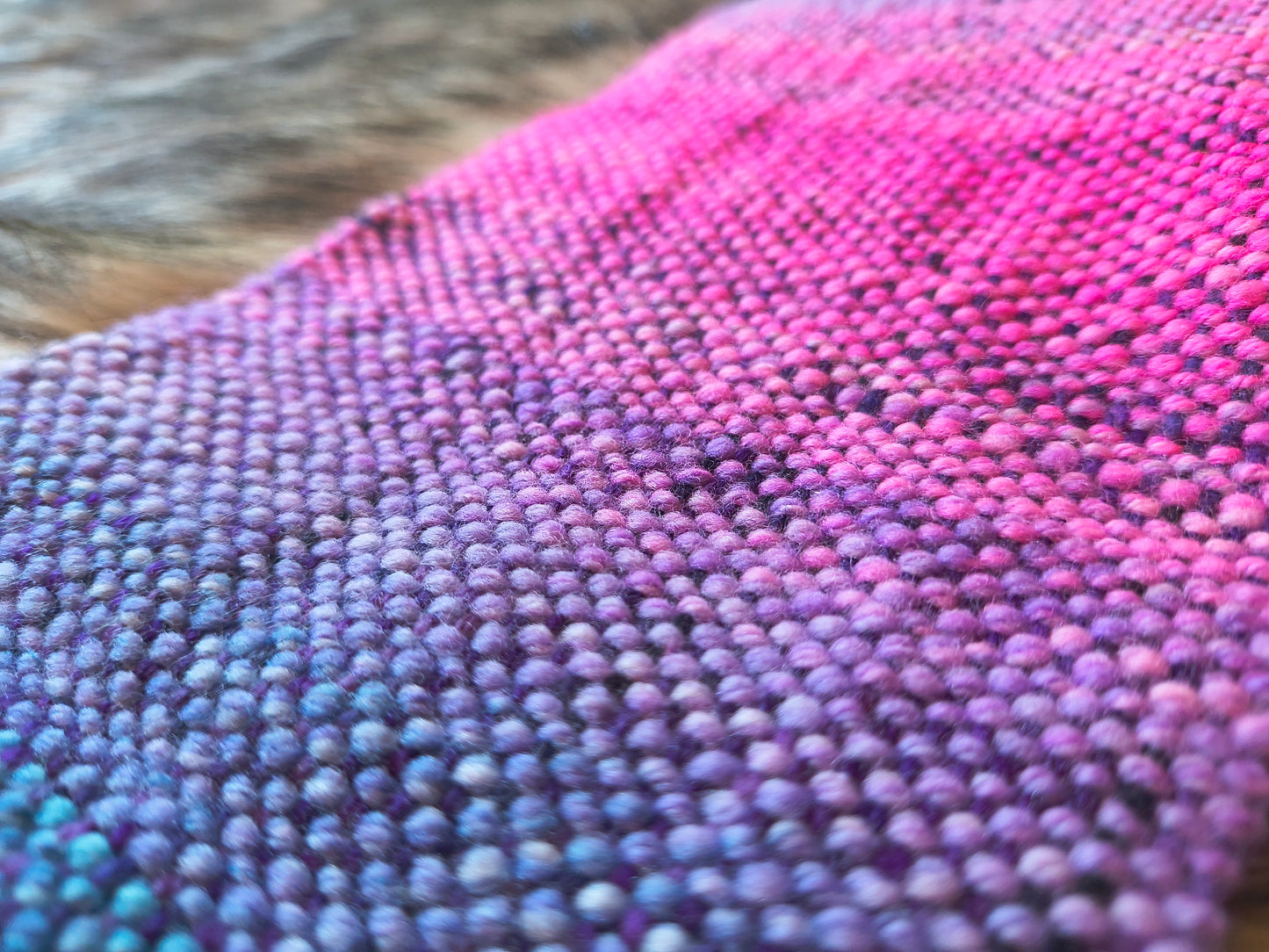 Cotton Candy Handwoven Scarf